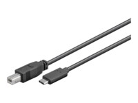 goobay USB Type-C kabel 1m Sort