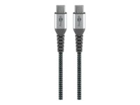 goobay USB Type-C kabel 1m Sort Grå