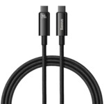 Kabel USB-C do USB-C Baseus Tungsten Gold 240W 2 m (czarny)