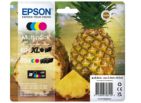 Epson 604XL Multipack Sort Gul Cyan Magenta Blæk C13T10H94010