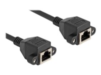 DeLOCK S/FTP 2m Forlængerkabel til netværk Sort