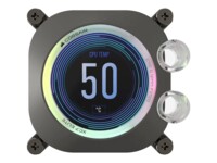 CORSAIR iCUE XC7 RGB ELITE LCD CPU-vandblokering til flydende kølesystem 1-pack Grå