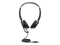 Jabra Engage 50 II UC Stereo Kablet Høretelefoner Sort