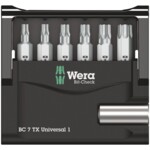 Wera Bit-Check 7 TX Universal 1 Skruetrækkerbitsæt 7 Dele