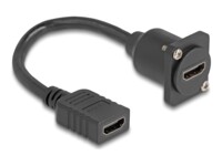 Delock HDMI-forlængerkabel 20cm Sort