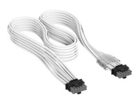 CORSAIR 16-pin PCI Express-strøm (male) - 16-pin PCI Express-strøm (male) Hvid Strømkabel