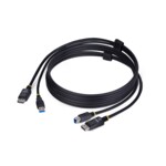 StarTech.com 6ft (1.8m) DisplayPort and USB 5Gbps KVM Cable Kabel til tastatur / video / mus (KVM)