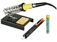 4-piece lead-free soldering set, black