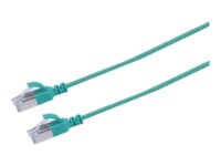 Prokord Slim CAT 6a U/FTP 1m Netværkskabel Grøn