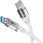 Goobay 74158 CAT 6 F/UTP 1,5m Hvid