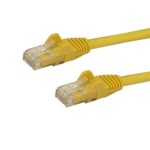 StarTech.com 10m CAT6 Ethernet Cable, 10 Gigabit Snagless RJ45 650MHz 100W PoE Patch Cord, CAT 6 10GbE UTP Network Cable w/Strain Relief, Yellow, Fluke Tested/Wiring is UL Certified/TIA - Category 6 - 24AWG (N6PATC10MYL) CAT 6 10m Patchkabel Yellow