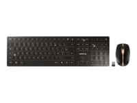 CHERRY DW 9100 SLIM Tastatur og mus-sæt Saks Trådløs