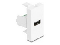 Delock Easy 45 Module USB 2.0 Type-A female to terminal block white