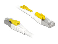 DeLOCK Secure CAT 6a Afskærmet parsnoet (STP) 3m Patchkabel Hvid