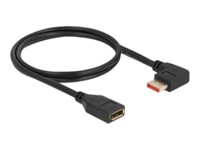 Delock DisplayPort forlængerkabel 1m Sort