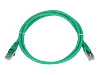 Extralink CAT 6 Foldet uskærmet snoet par (F/UTP) 1m Patchkabel Grøn