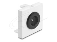 Delock Easy 45 Cable Bushing round Ø 16 mm white / black