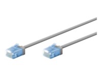 goobay CAT 6a U/UTP, Unshielded 3m Patchkabel Grey
