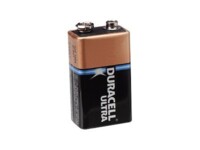 Duracell Ultra MX 9V Standardbatterier
