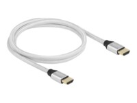 Delock HDMI-kabel 1m Sølv