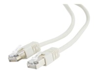 Gembird CAT 5e Kabel med afskærmning med folie og kobberfletning (SFTP 50cm Patchkabel Beige