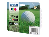 Epson 34XL Sort Gul Cyan Magenta