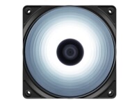 Deepcool RF 120 W Fan 1-pack Sort Hvid 120 mm