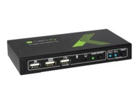 TECHly 2x1 USB HDMI KVM 4Kx2K KVM / audio-switch Desktop