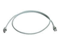 Telegärtner DataVoice Office CAT 6a SFTP, PiMF 1m Patchkabel Grey RAL 7035
