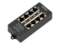 EXTRALINK POE INJECTOR 4 PORT IN BLACK CASE