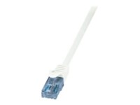 LogiLink Home EconLine CAT 6a Ikke afskærmet parsnoet (UTP) 25cm Patchkabel Hvid