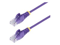 StarTech.com N6PAT25CMPLS CAT 6 U/UTP CCA 0,25m Lilla