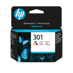HP 301 Tri-color Original Cyan, Magenta, Gul