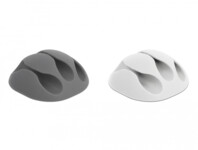 Delock with 3 feed-throughs Grå Hvid