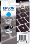 Epson 407 Cyan 1900 sider Blæk C13T07U240