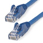 StarTech.com 5m LSZH CAT6 Cable, 10 Snagless RJ45 100W Network Patch Cord Strain Relief, CAT 6 10GbE UTP, Blue, Individually Tested/ETL, Low Smoke Zero Halogen - Category 6 - 24AWG (N6LPATCH5MBL) CAT 6 Ikke afskærmet parsnoet (UTP) 5m Patchkabel Blå