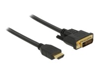 Delock Videoadapterkabel 1.5m Sort
