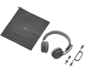 Logitech Zone Wireless 2 UC Trådløs Høretelefoner Grå