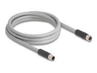 DeLOCK Afskærmet 2m Sensorforlængerkabel Grey