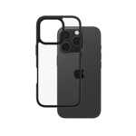 PanzerGlass CARE by Flagship Case Transparent Urban Combat w. Black Frame iPhone 16 Pro Beskyttelsescover Transparent Apple iPhone 16 Pro