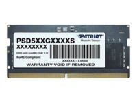 Patriot DDR5 SDRAM 32GB 4800MHz CL40 On-die ECC SO DIMM 262-PIN