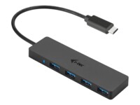 i-Tec USB-C Slim Passive Hub Sort