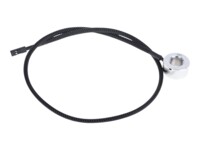 Alphacool Eiszapfen Temperature Sensor G1/4 IG/IG AG Adapter Flydende kølesystemtemperatursensor 1-pack Sort Sølv
