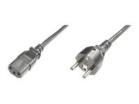 ASSMANN Strømkabel 1.2m Sort