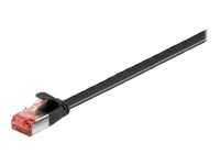 goobay CAT 6 U/FTP, PiMF 15m Patchkabel Sort