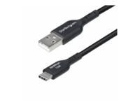 StarTech.com 6in (15cm) USB-A to USB-C Charging Cable, Charger Cord USB Type-C kabel 15cm Sort
