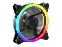 Sharkoon SHARK Blades PWM RGB Fan 1-pack Sort 120 mm