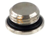 EkWaterBlocks EK-PLUG G1/4 Flydende kølesystems fatningssokkelstik 1-pack Sølv