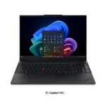 Lenovo ThinkPad E16 Gen 4 (Intel) Copilot+ PC 16' 1920 x 1200 (WUXGA) 325 16GB 512GB Intel Graphics Windows 11 Pro