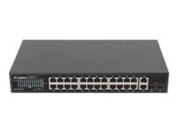 Lanberg RSGE-24P-2GE-2S-250 Switch 24-porte Gigabit Ethernet PoE+